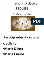 Sequência Didática Fábulas Slaid