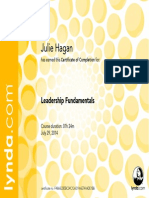 Leadershipfundamentals Certificateofcompletion Julie Hagan