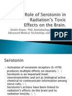 The Role of Serotonin in Radiation’s Toxic Effects on the Brain.