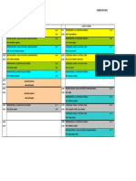 Horarios Filología Hispánica UCM