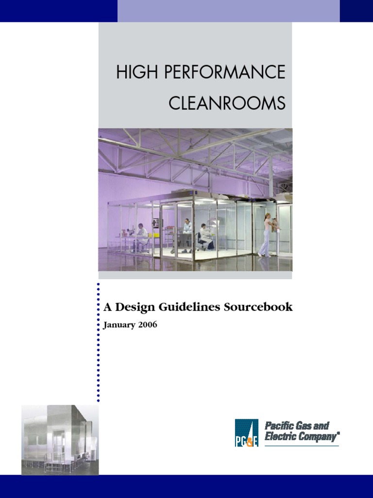 Cleanroom Air Design Manual | PDF | Heat Exchanger | Air Conditioning