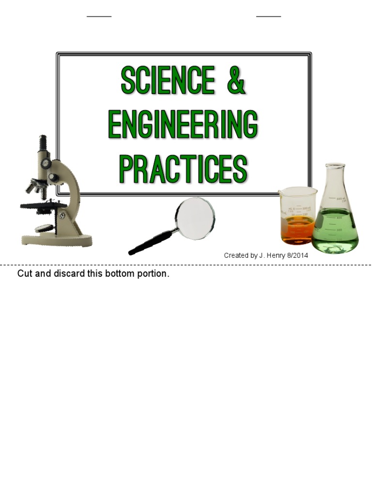 Science & Engineering Practices Guide | PDF | Experiment | Dependent ...