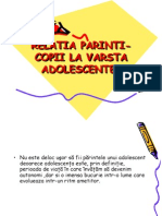 Relatia Parinti-Copii La Varsta Adolescentei..