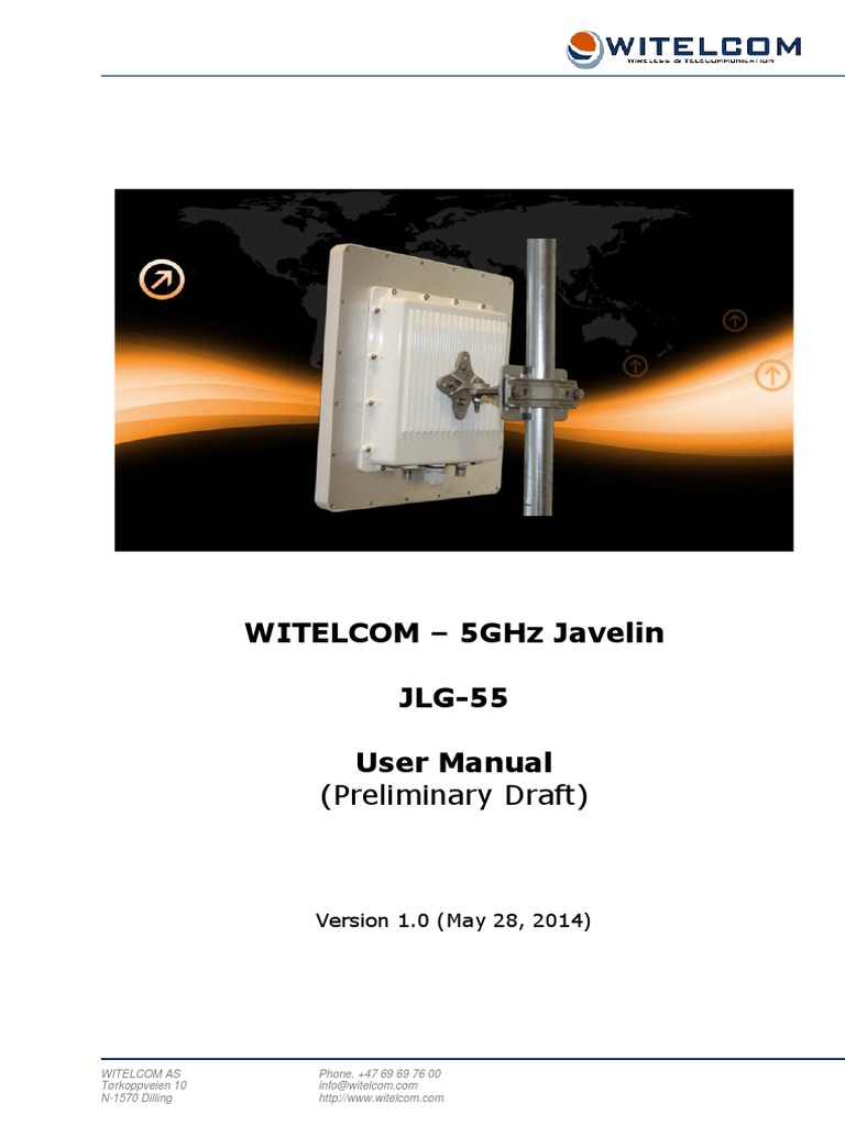 Javelin User Manual v.1.0 PDF Wireless Lan Computer Network