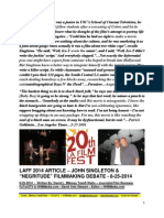 LAFF 2014 - John Singleton & Negritude Filmmaking Debate - FuTurXTV & HHBMedia.com - 8-25-2014