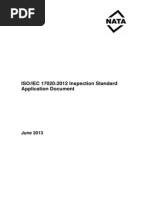 ISO IEC 17020 Inspection Standard Application Document