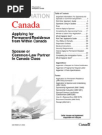 Canada Immigration Forms: 5289E