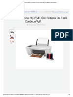 Multifuncional HP 2545 Con Sistema de Tinta Continua