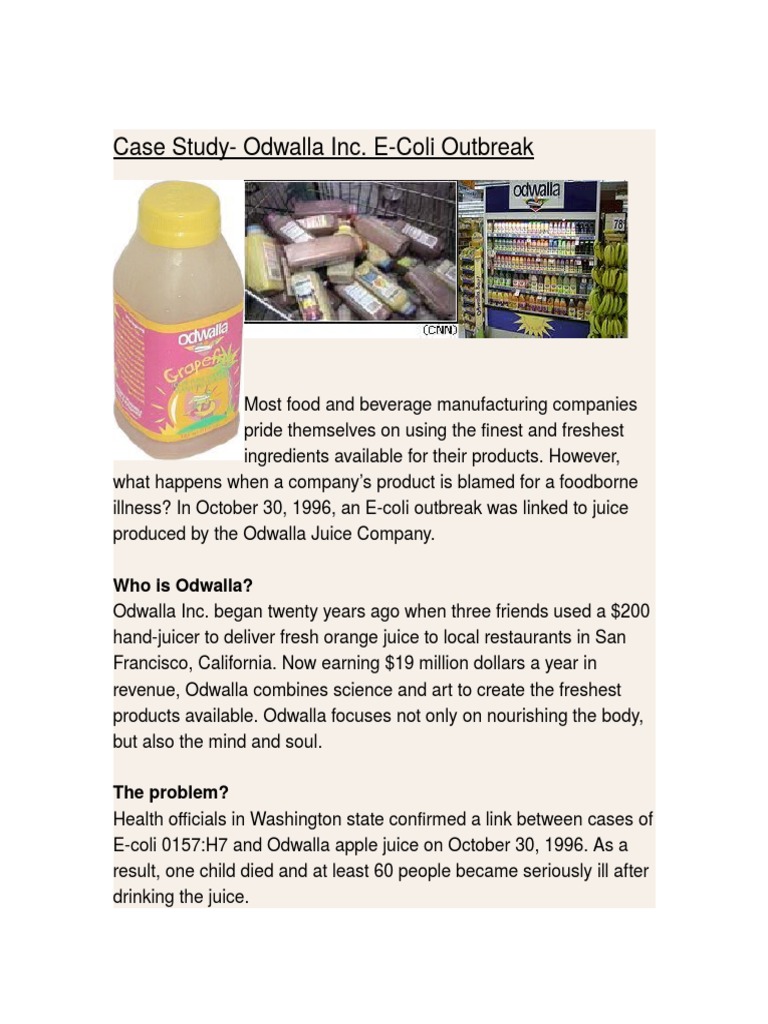 Odwalla case study solution image