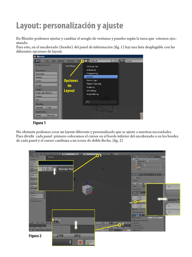 Blender Layout y Personalizacion | PDF | Licuadora (Software) | Point ...