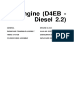 Motor Hyundai D4eb-Diesel 2.2