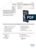 Description Power Range: Analog Servo Drive