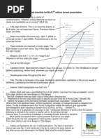 Easy Checklist MLA 7th Ed.