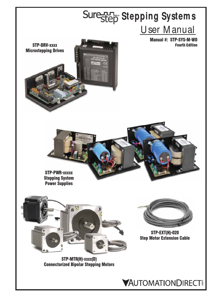 Sure Step Manual | PDF | Power Supply | Programmable Logic Controller