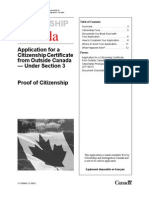 Canada Immigration Forms: 0006E