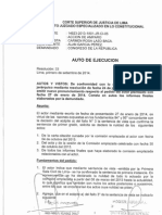 Resolución Del Poder Judicial Sobre Pedido de Alan García