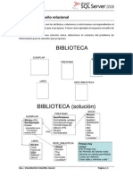 Ejercicios de Diseño Relacional