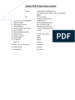 Profil Sekolah SMPLB Budi Mulya Kandat 2014