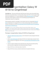 Download Cara Mengembalikan Galaxy W i8150 Ke Gingerbread by Abdurrachman Machfudz SN238479337 doc pdf