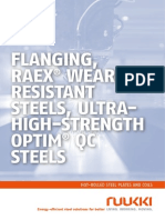 Ruukki Hot Rolled Steels Processing of Material Flanging Raex and Optim QC