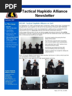 Tactical Hapkido Alliance Newsletter September 2009