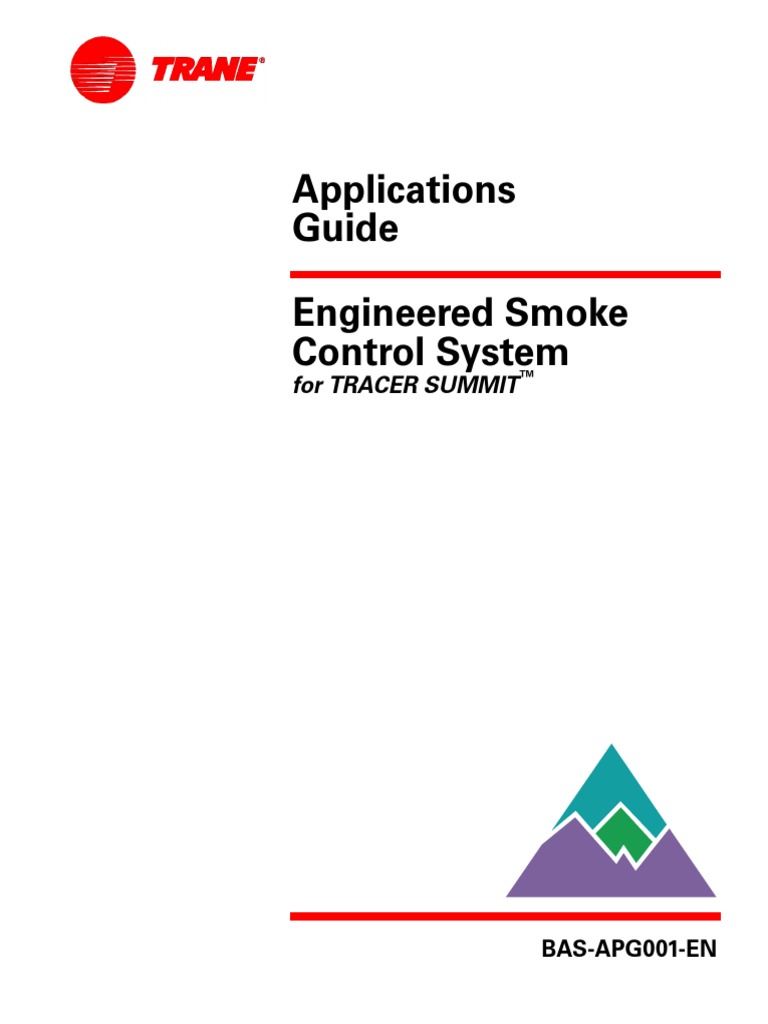 Smoke Control Trane | PDF | Duct (Flow) | Fire Sprinkler System