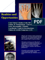 Myths,Realities and Opportunities.Early Rheumatoid arthritis