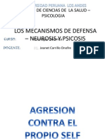 Los Mecanismos de Defensa - Neurosis y Psicosis