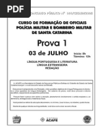 Prova 1 Lingua Estrangeira