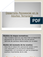 Desarrollo Psicosocial Adulto Temprano