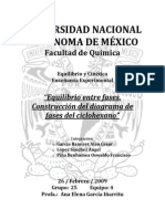 Download PRACTICA 2 Equilibrio Entre Fases Construccion Del Diagrama de Fases Del Ciclohexano by Teresa ChiNa R Ornelas SN238488342 doc pdf
