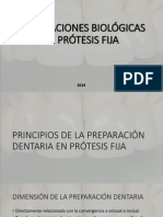 Preparaciones Biológicas en Prótesis Fija 1era Parte - Biomateriales IV 2014