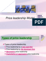 Oligopoly: Price Leadership Model