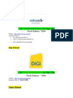 Celcom Reload: Check Balance 124#