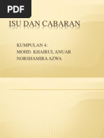 Isu dan cabaran dalam sains dan teknologi