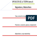 Magmatismo y Estructura Igneas