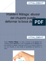 Vitaldent Málaga Abusar Del Chupete Puede Deformar La Boca Del Bebe