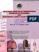 Arah Baru Kebijakan Pembangunan Koperasi Di Indonesia Dan Strateginya Lewat Jalur Pendidikan - Prof. Dr. J. G. Nirbito