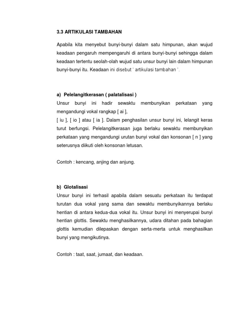 Artikulasi Tambahan Pdf