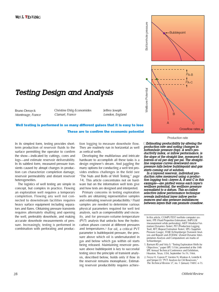 Well Test SLB Typecurve Models | PDF | Petroleum Reservoir | Petroleum