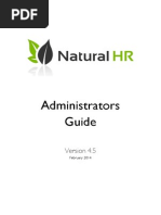 Natural HR Administrators Guide