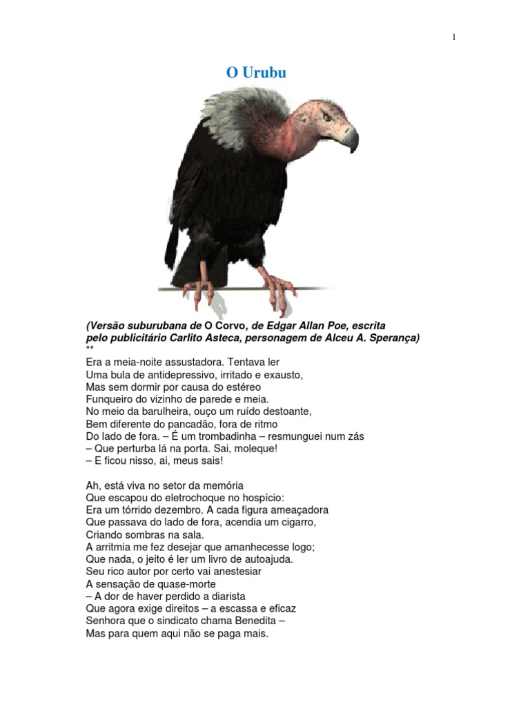 Diferenças entre Corvo e Urubu | PDF | Natureza