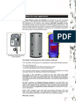 Dual coil calorifiers for renewable energy DHW applications