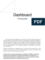 Dashboard - What i Have Learned