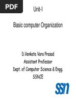 Unit-I Basic Computer Organization