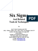 Six Sigma and Related Tools