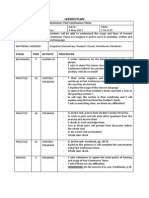 Lesson Plan - Past Continuous Tense