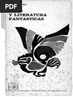 VAX,LOUIS. Arte y Literatura Fantasticas