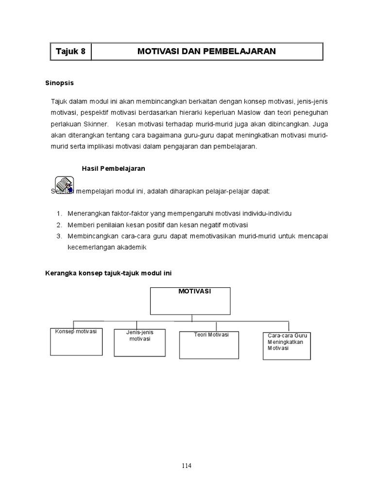 Tajuk 8 Motivasi Pdf