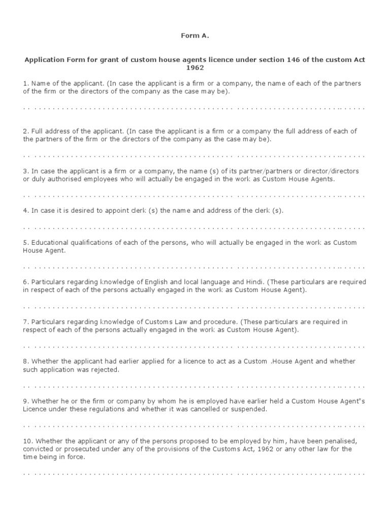 Form A | PDF | Public Law | Common Law
